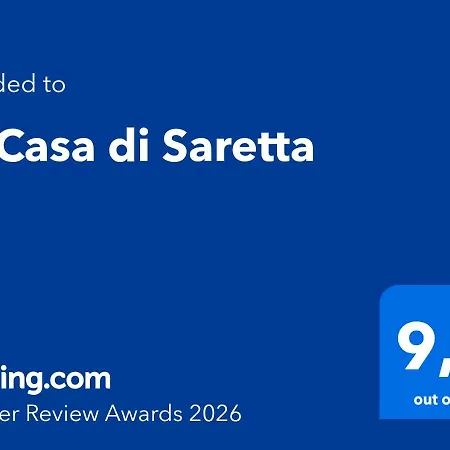 La Casa Di Saretta Apartamento
